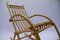 Rocking Chair Vintage en Rotin et Bambou, 1970s 7