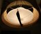 Grande Lampe à Suspension en Raffia de Temde, 1960s 10