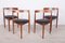 Mid-Century Teak Dining Table & 4 Chairs Set by Hans Olsen for Frem Røjle, 1950s, Image 18