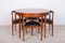 Mid-Century Teak Dining Table & 4 Chairs Set by Hans Olsen for Frem Røjle, 1950s 4