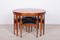 Mid-Century Teak Dining Table & 4 Chairs Set by Hans Olsen for Frem Røjle, 1950s, Image 1