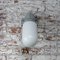 Vintage Industrial Opaline Milk Glass Wall Lamp from Industria Rotterdam 6