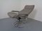 Extendable Norwegian Stressless Leather Easy Chair and Ottoman from Ekornes, 1970s, Set of 2 15