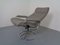 Extendable Norwegian Stressless Leather Easy Chair and Ottoman from Ekornes, 1970s, Set of 2, Image 15