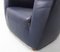 Vintage Blue Leather Lounge Chair by Gerard van den Berg for Label, 1990s 9