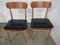 Leather Dining Chairs, 1950s, Italy, Set of 6 8