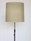 French Adjustable Wrought Iron Floor Lamp, 1940s 3