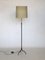 Französische Verstellbare Schmiedeeisen Stehlampe, 1940er 1