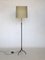 French Adjustable Wrought Iron Floor Lamp, 1940s 1