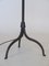 French Adjustable Wrought Iron Floor Lamp, 1940s 6