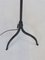 French Adjustable Wrought Iron Floor Lamp, 1940s, Image 4