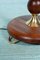 Space Age Teak & Messing Stehlampe, 1950er 11