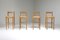 Carimate Bar Stools by Vico Magistretti for Cassina, 1962, Set of 3 1