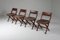 Poltrone di Pierre Jeanneret, anni '50, set di 4, Immagine 8