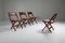 Poltrone di Pierre Jeanneret, anni '50, set di 4, Immagine 11