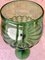 Mid-Century Decorative Green Cut Glass Cup, 1960s 4