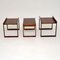 Rosewood Nesting Tables from CFC Silkeborg, 1960s, Set of 3 1