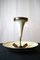 Italienische Vintage Deckenlampe aus Messing & Lack von Lumi, 1950er 6