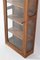 Oak French Art Nouveau Wall Display Cabinet, 1900s 8