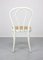 Chaises No. 218 Blanches par Michael Thonet, Set de 2 6