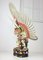 Escultura balinesa colorida vintage tallada a mano, Imagen 12