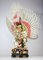 Escultura balinesa colorida vintage tallada a mano, Imagen 4