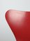 Silla giratoria modelo 3217 en rojo de Arne Jacobsen para Fritz Hansen, Imagen 22