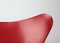 Silla giratoria modelo 3217 en rojo de Arne Jacobsen para Fritz Hansen, Imagen 11