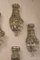 Applique in cristallo di Boemia Impero, anni '40, set di 2, Immagine 3