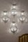 Empire Bohemian Crystal Sconces, 1940s, Set of 2, Image 5