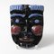 Keramik Wandmaske von Jaques, 1980er 1