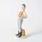 Porcelain Lumberjack Figurine from Hollohaza, 1960s, Image 3