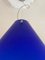Italian Cobalt Blue Murano Pendant Lamp, 1996 4