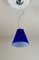 Italian Cobalt Blue Murano Pendant Lamp, 1996 8