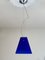 Italian Cobalt Blue Murano Pendant Lamp, 1996 7