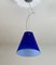 Italian Cobalt Blue Murano Pendant Lamp, 1996 9