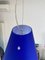 Italian Cobalt Blue Murano Pendant Lamp, 1996 5
