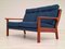 Scandinavian Teak and Wool Sofa, 1970s 10