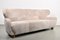 French Sheepskin Sofa, 1930s 4