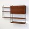 Teak Veneer Wall Unit by Kajsa & Nisse Strinning for String, 1960s, Immagine 1