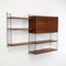 Teak Veneer Wall Unit by Kajsa & Nisse Strinning for String, 1960s 5