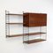 Teak Veneer Wall Unit by Kajsa & Nisse Strinning for String, 1960s, Image 5