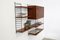 Teak Veneer Wall Unit by Kajsa & Nisse Strinning for String, 1960s 8