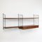 Teak Veneer Wall Unit by Kajsa & Nisse Strinning for String, 1960s, Image 1