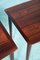 Danish Rosewood Nesting Tables from Møbelintarsia Denmark, 1950s, Set of 2, Image 15