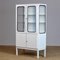 Vintage Glass And Iron Medical Cabinet, 1970s, Image 1