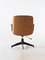 Italian Grey Leather Swivel Chair by Ico Luisa Parisi for MIM, 1960s 5
