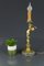 Lampada da tavolo in bronzo e marmo, anni '20, Immagine 4