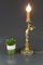 Lampada da tavolo in bronzo e marmo, anni '20, Immagine 5