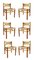 Dordogne Side Chairs by Charlotte Perriand for Robert Sentou, 1960s, Set of 6, Image 1